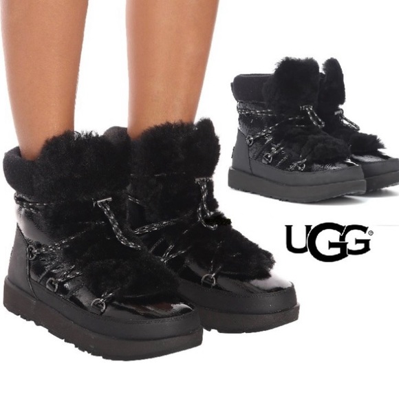 UGG Women's Highland Waterproof Boot black, 1096467 size 8, snow boots - Picture 2 of 11